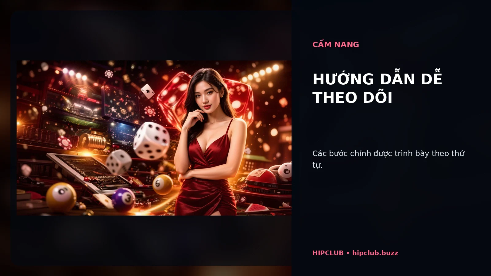 Hướng dẫn dễ theo dõi tại HIPCLUB