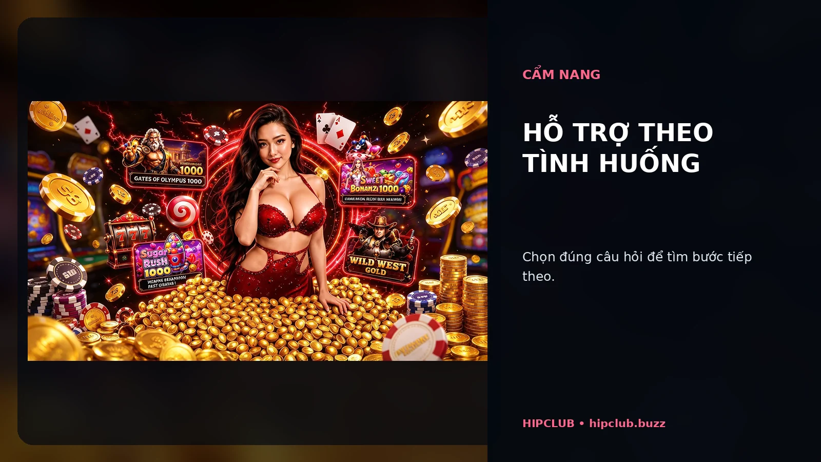 Hỗ trợ theo tình huống tại HIPCLUB